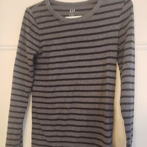 GAP the modern tee long sleeve ladies striped SM